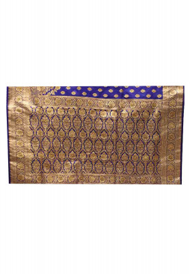 Royal Blue Indian Benarasi