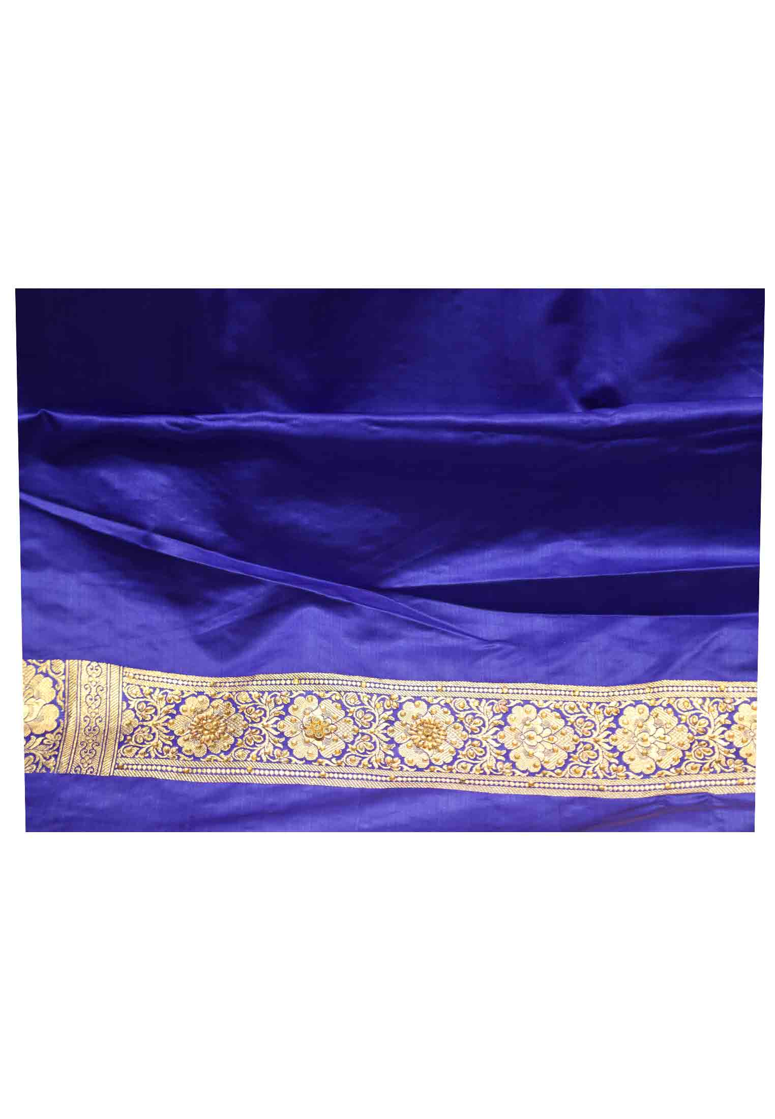 Royal Blue Indian Benarasi