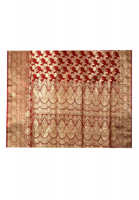 Traditional Maroon Indian Benarasi