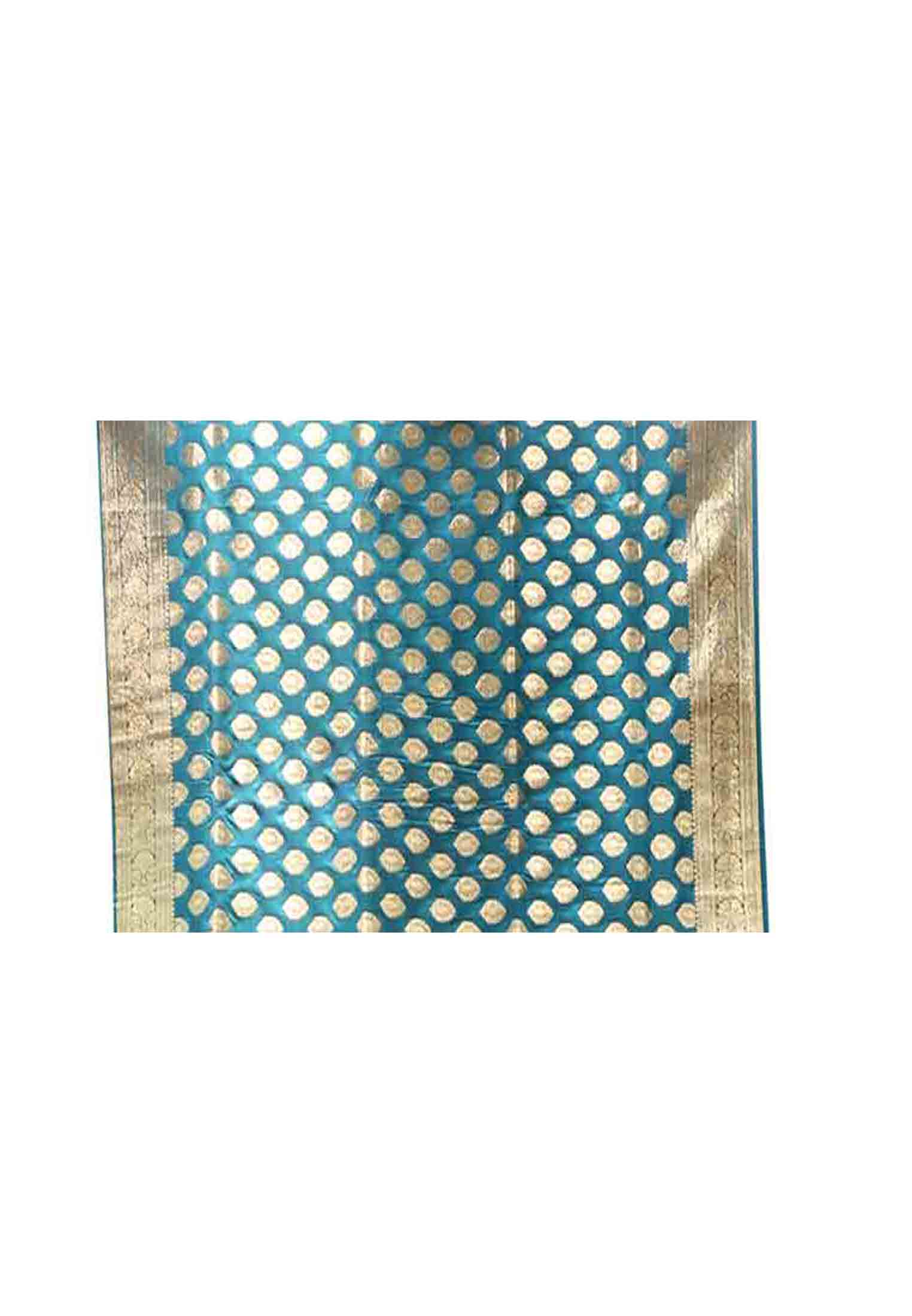 Sea Green Indian Benarasi