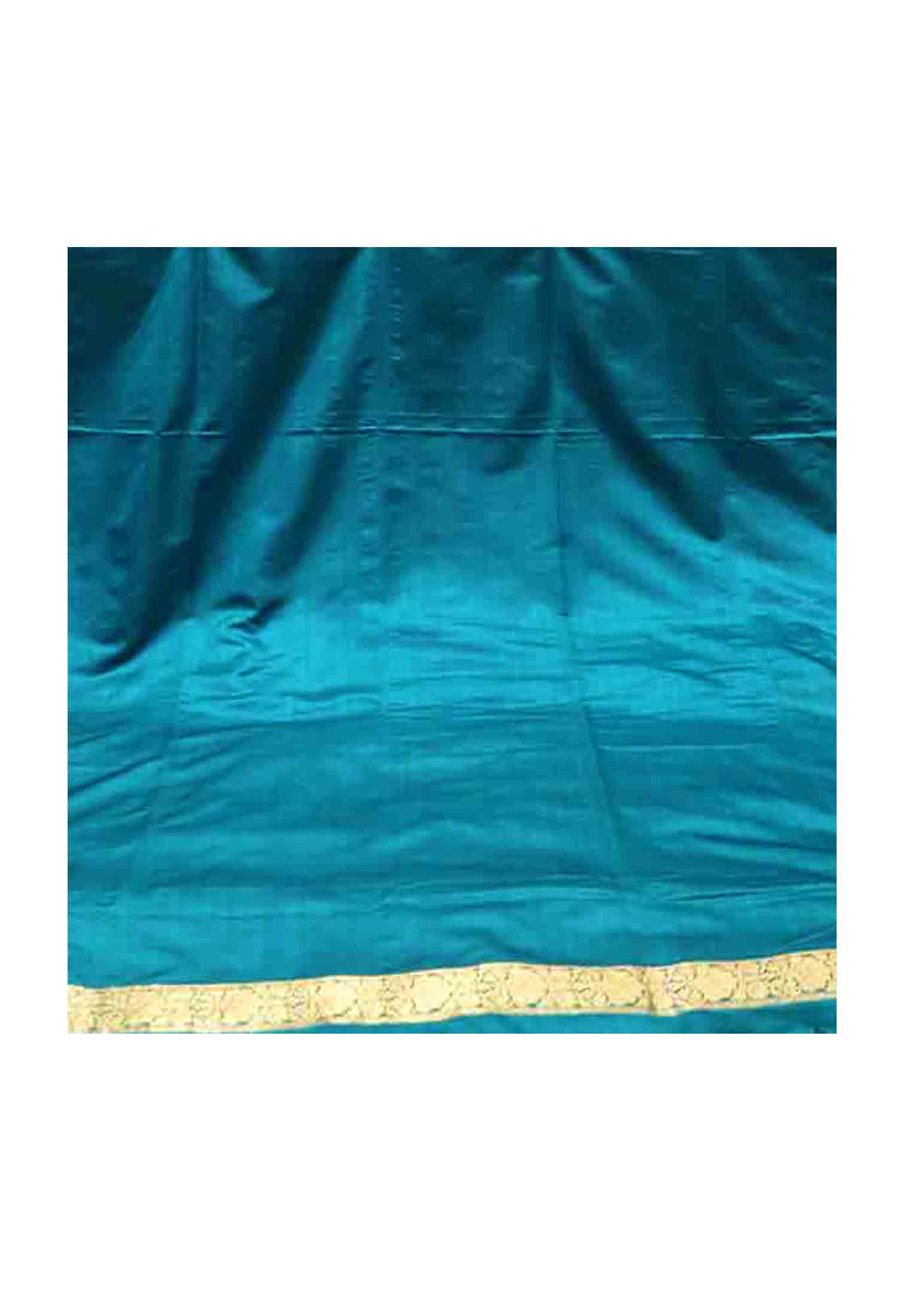 Sea Green Indian Benarasi