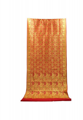 Pink Satin Benarasi