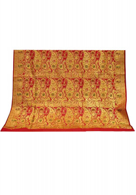 Pink Satin Benarasi