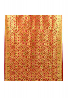 Pink Satin Benarasi