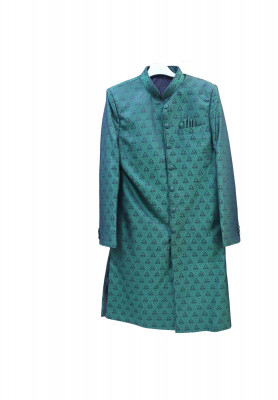 Green Katan Sherwani