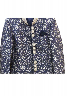Black Katan Sherwani