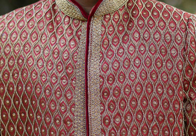 Maroon Color Sherwani for Rent