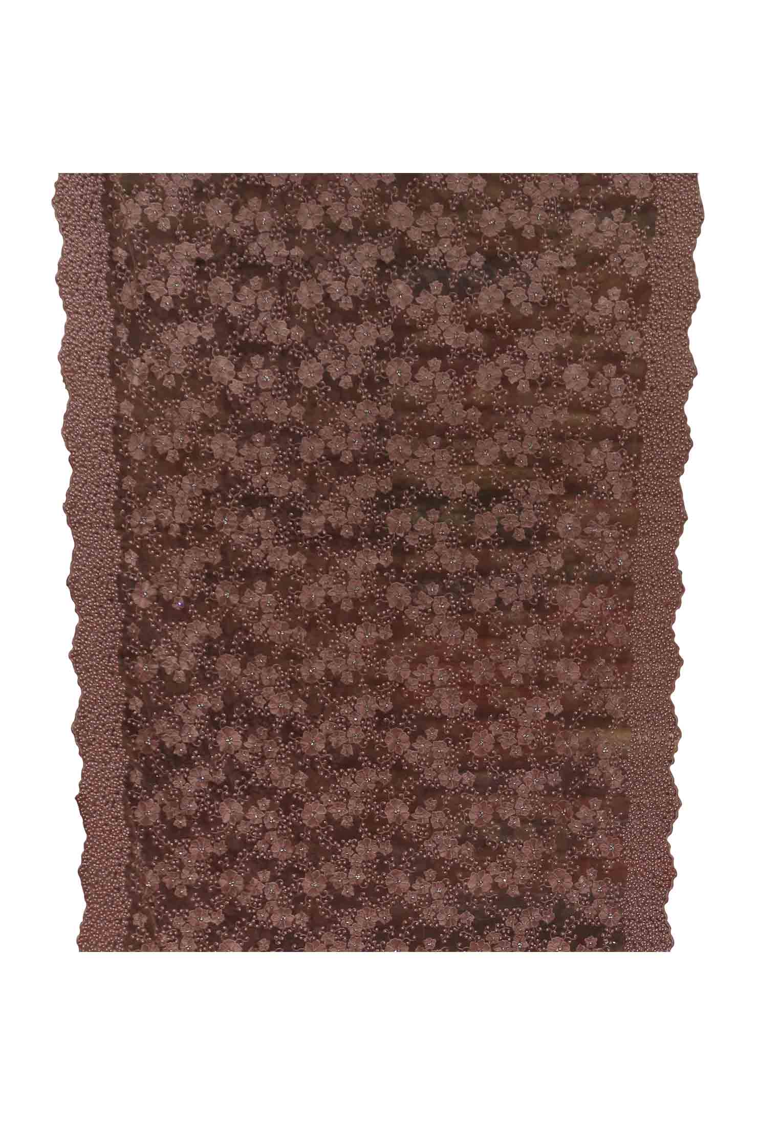 Beige Silk Saree
