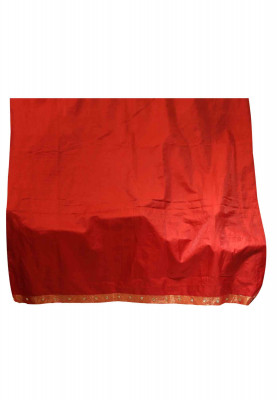 Red and Blue Benarasi Saree