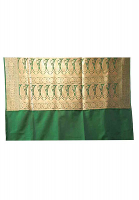 Magenta and Green Benarasi Saree