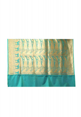 Paste and Golden Benarasi Saree