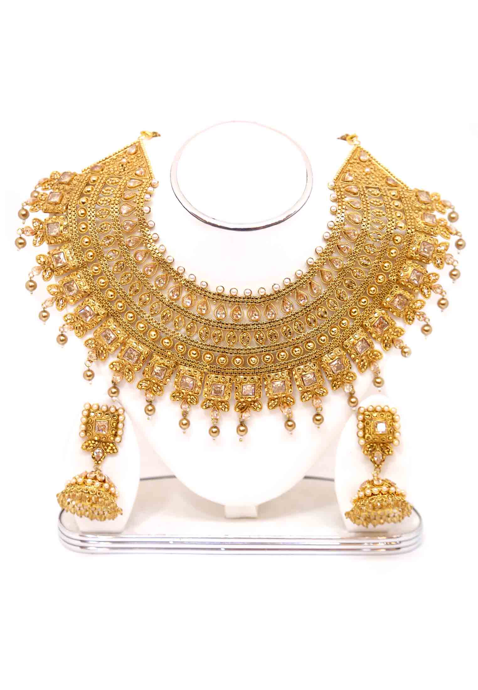 Unique design Jarwa Necklace Set