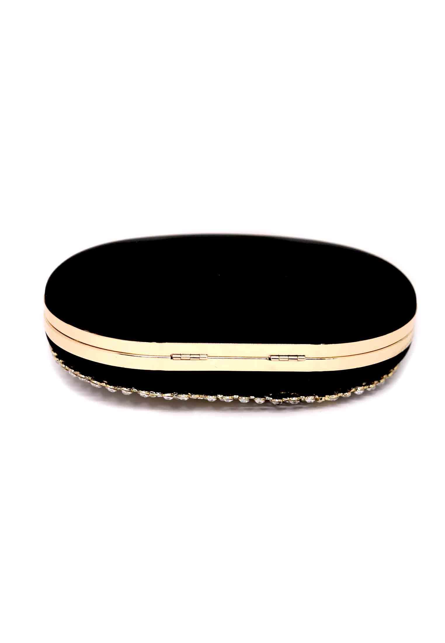 Black & Golden contrast Party Purse
