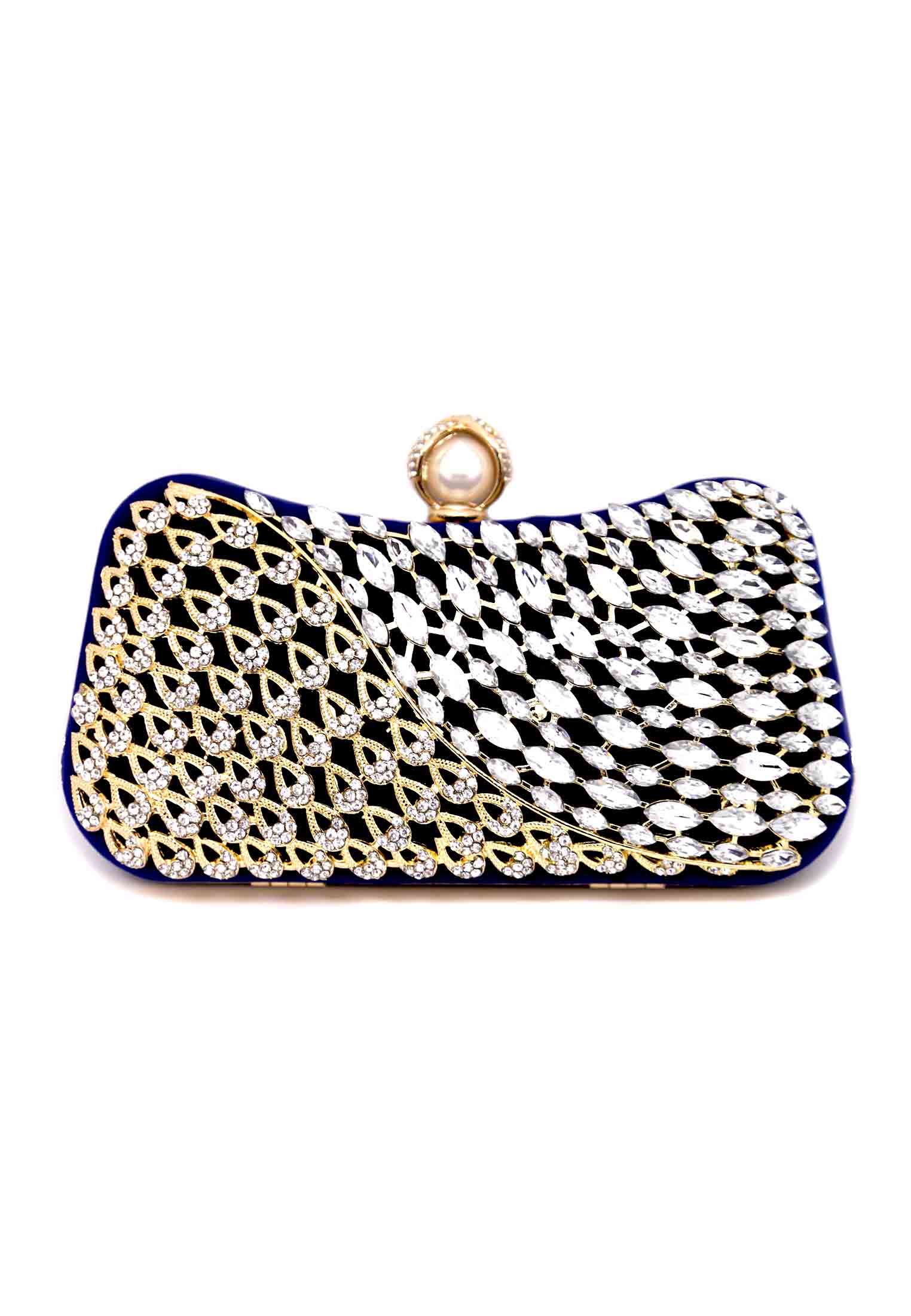Unique design Blue color Party Purse