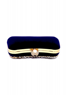 Unique design Blue color Party Purse