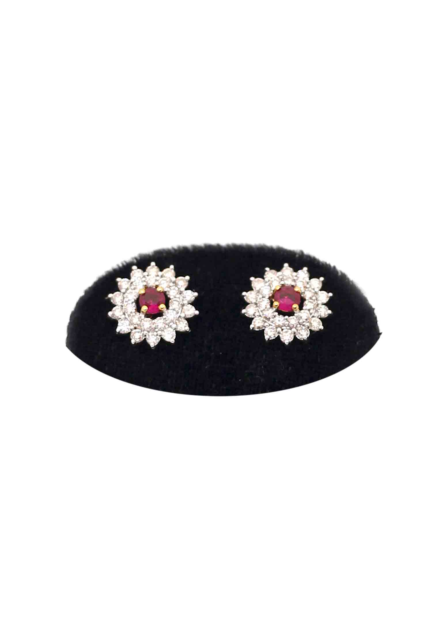 Floral Diamond Earrings