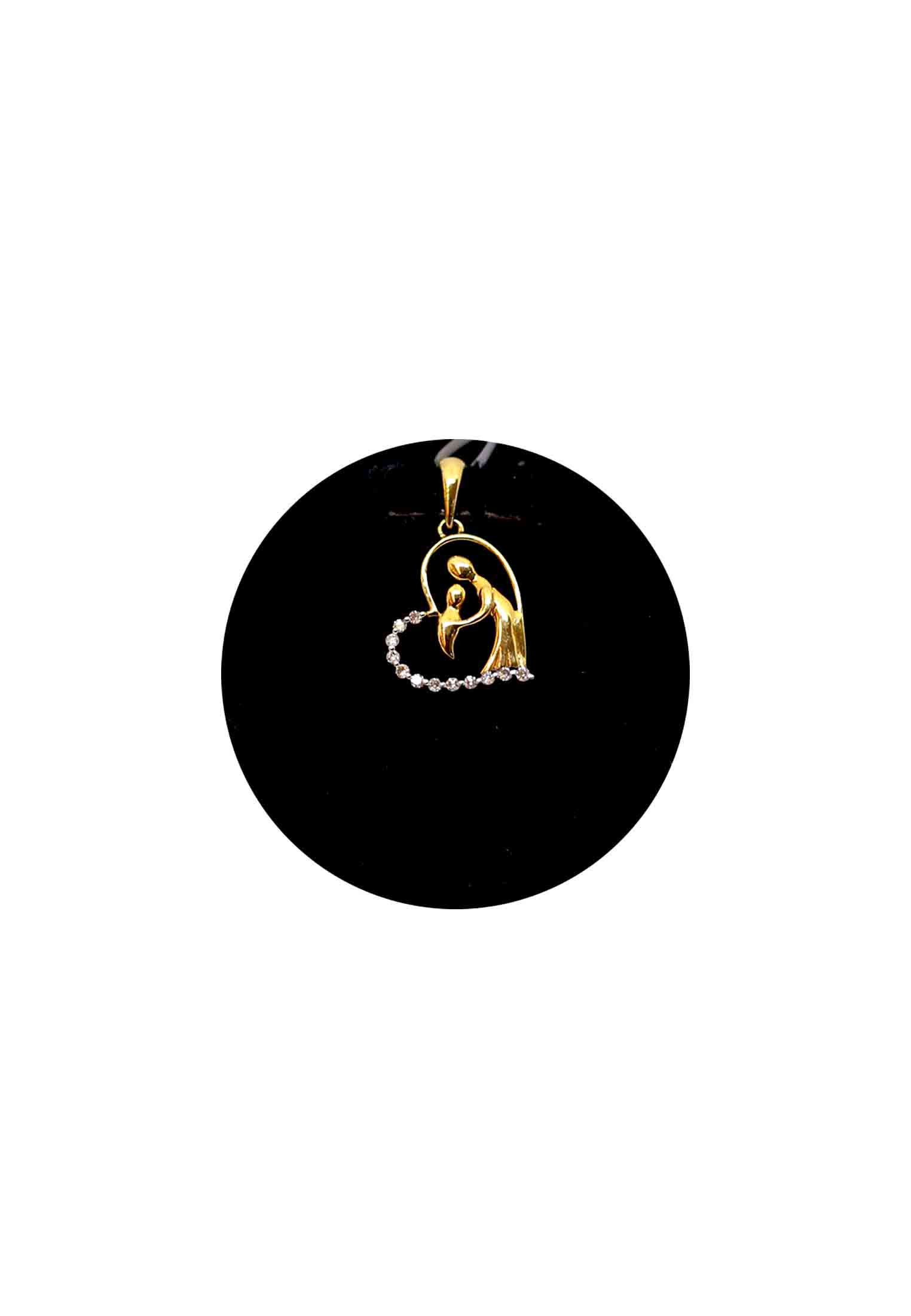 1.16 ct  Floral Diamond locket