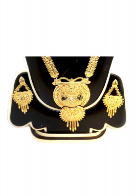 Gold Plated Sita Haar with Earrings