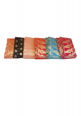 Tissue Jamdani With Blouse