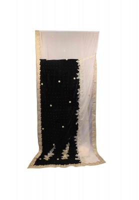 Indian velvet saree