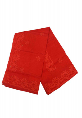 Silk aplick saree