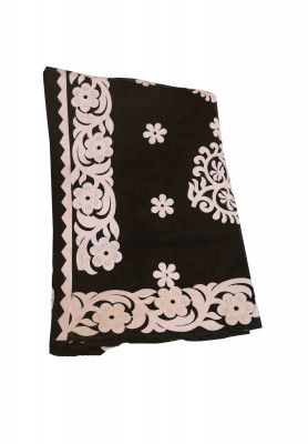 Silk aplick saree