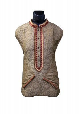 Golden Colored Katan Panjabi