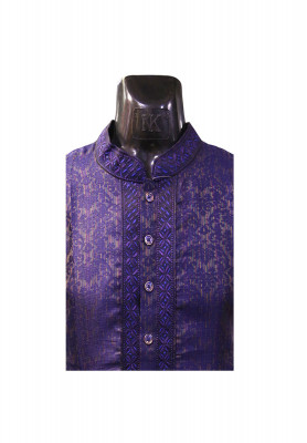 Blue Colored Katan Panjabi