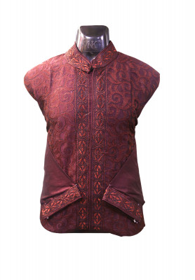 Deep Maroon Colored Panjabi
