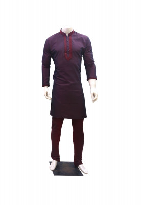 Deep Maroon Affordable Panjabi