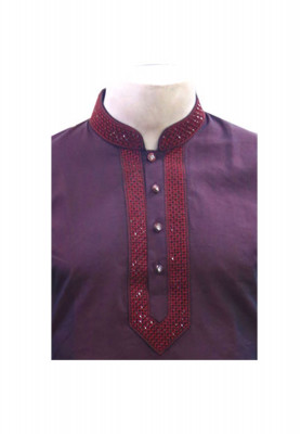 Deep Maroon Affordable Panjabi