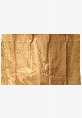 Maroon and Golden Benarasi Saree