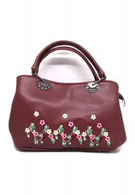 Maroon Colored Ladies Bag