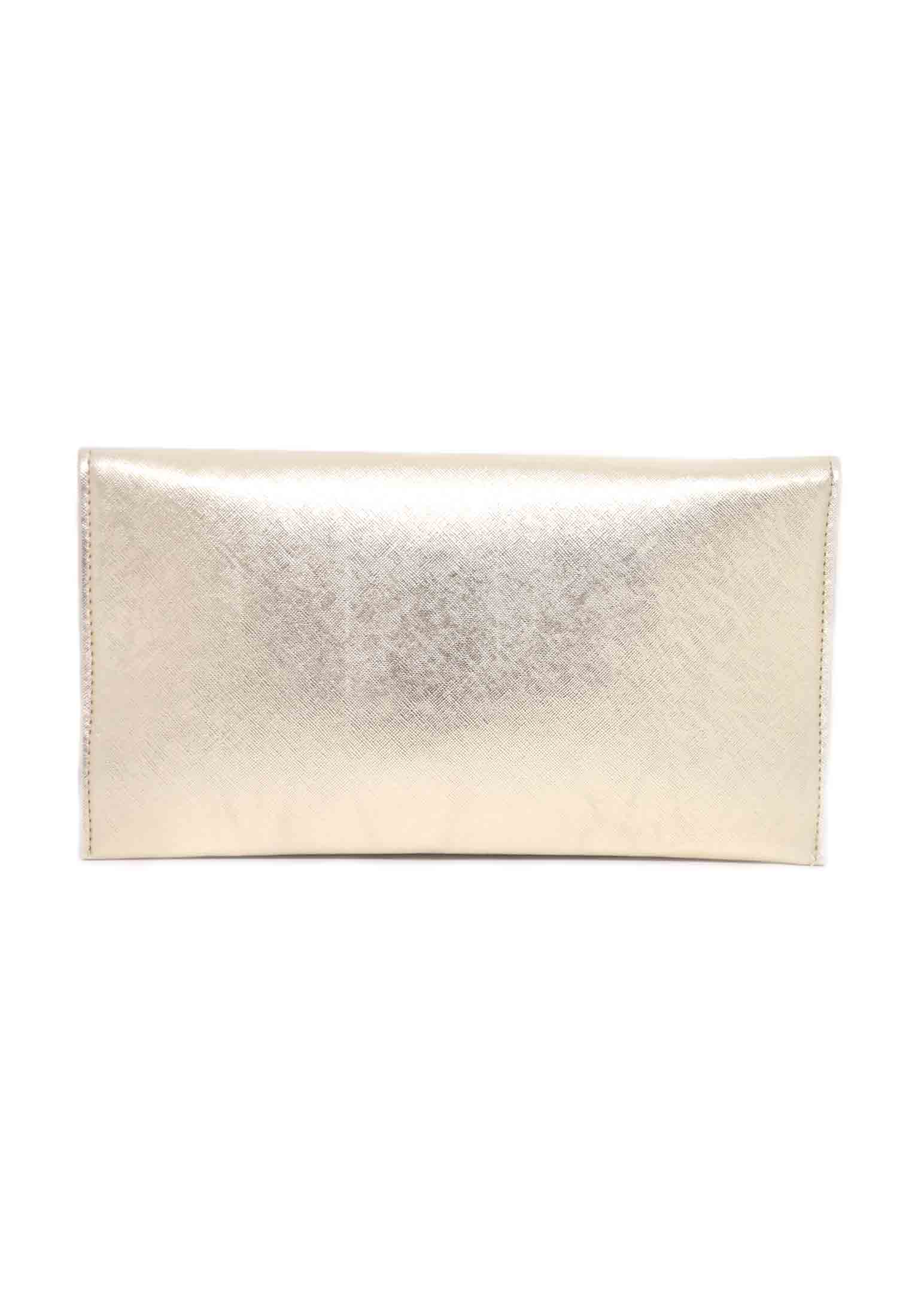 Square Shaped Golden Party Purse
