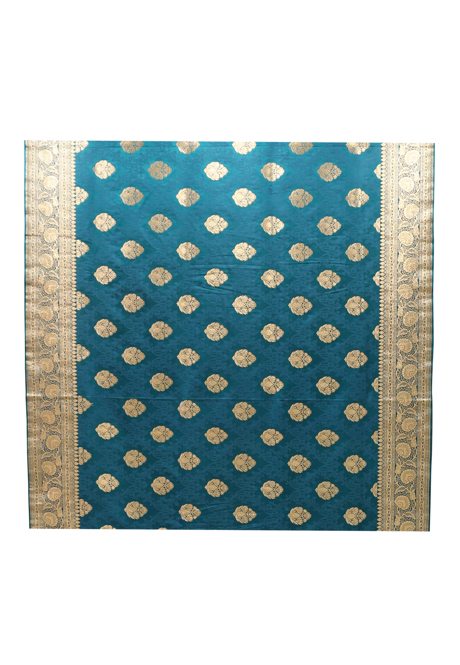 Sea Green Indian Benarasi