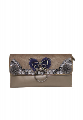 China Leather Golden Party Purse