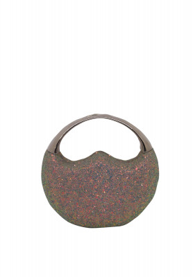 Round Shaped Glittering Purse