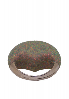 Round Shaped Glittering Purse