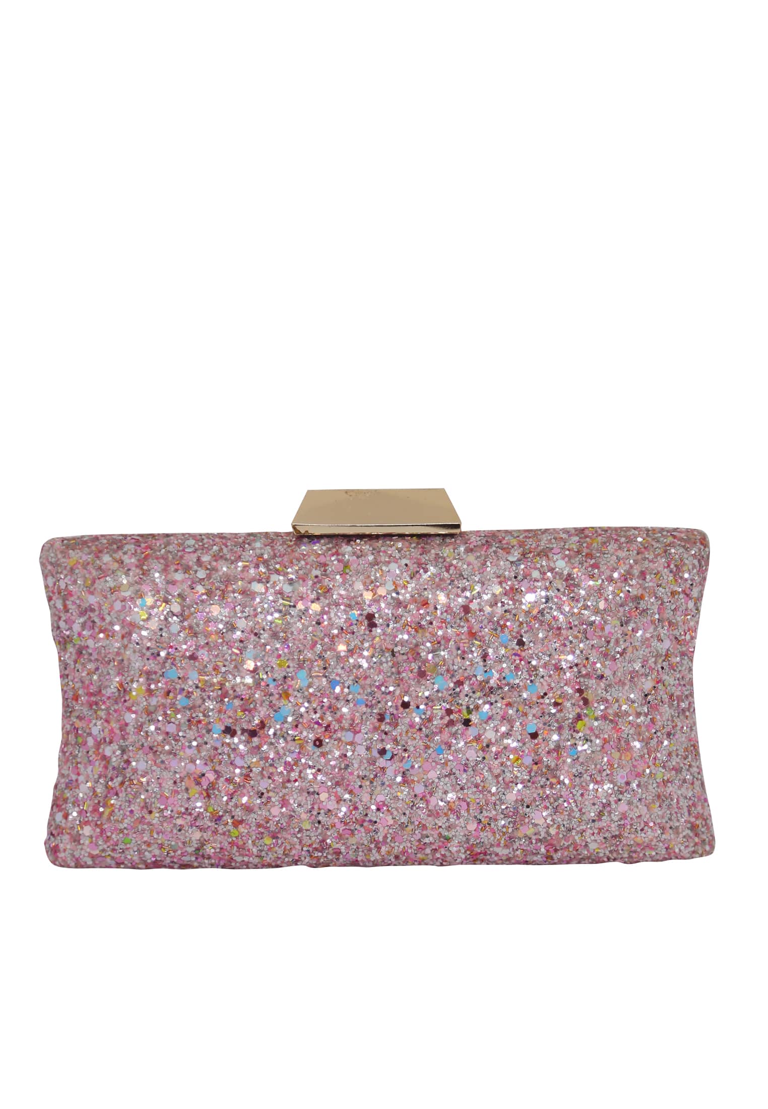 Pink China Leather Glittering Purse