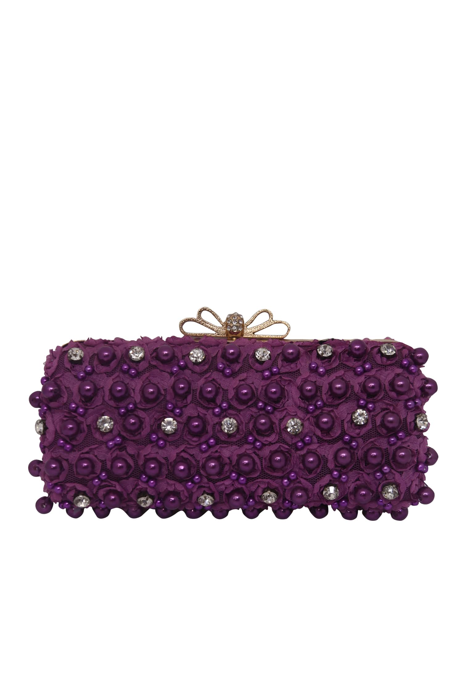 Purple Fabric Party Purse