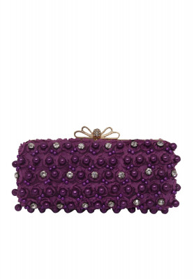 Purple Fabric Party Purse