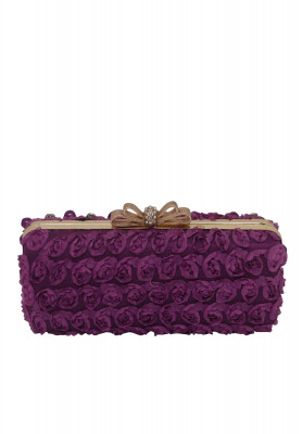Purple Fabric Party Purse