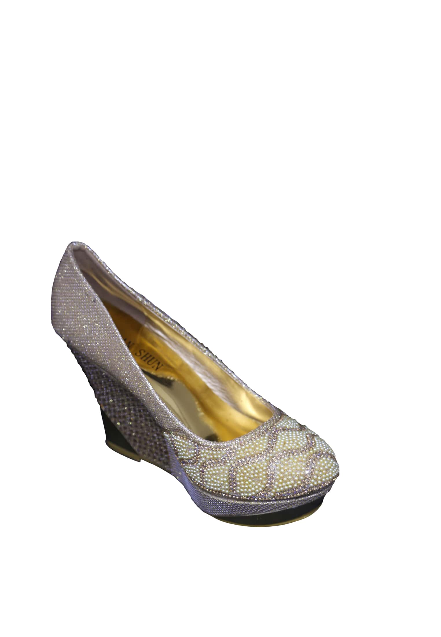 Golden color Balanced heel 