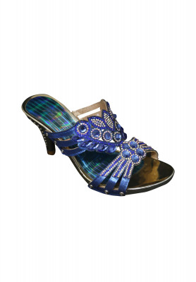 Stone Work Semi Pencil Heel