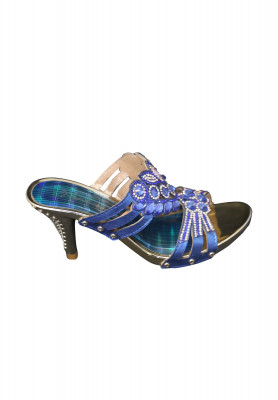 Stone Work Semi Pencil Heel