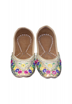Multi Colored Nagra Shoe