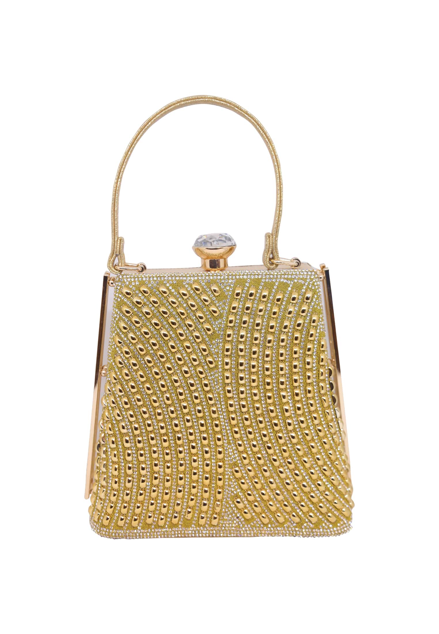 Golden colored Ladies weeding parse