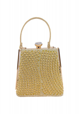 Golden colored Ladies weeding parse