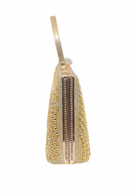 Golden colored Ladies weeding parse