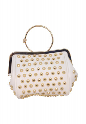 Metal Stone Ladies Purse